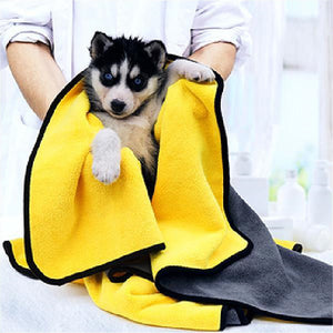 Versatile Absorbent Fiber Pet Towel