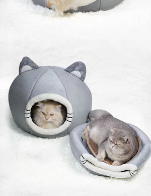 Removable  Semi-Enclosed Cat Nest