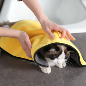 Versatile Absorbent Fiber Pet Towel